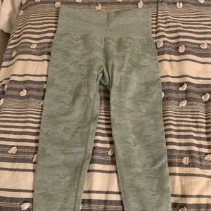 green camo seamless gymshark leggings